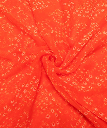 Bandhani Print Georgette Fabric